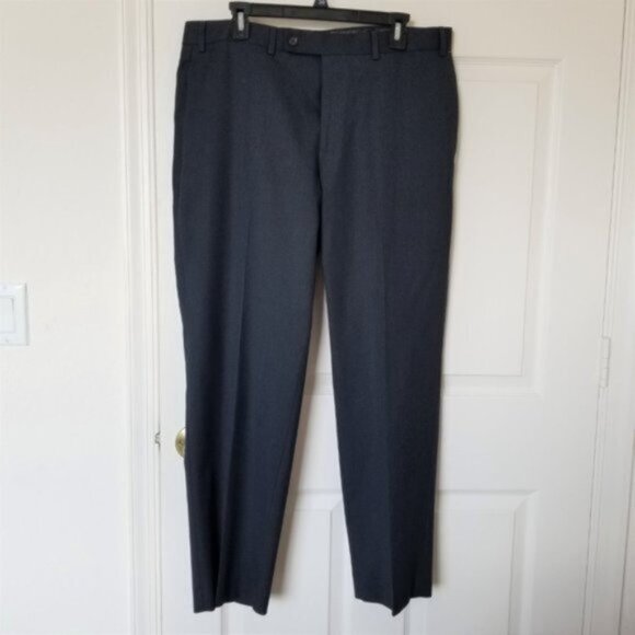 Lauren Ralph Lauren Blue Easy Care Dress Pant - Picture 2 of 6